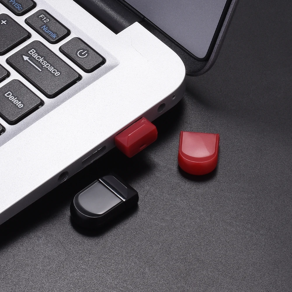 Black Mini Pen Drive 128GB High Speed Memory Stick Pen drive 64GB USB 2.0 Oval Flash Drive Convenient Business Gifts Key Chain-4