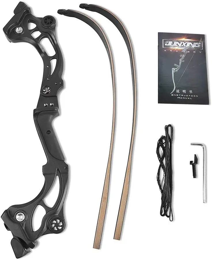 64” Archery Takedown Recurve Bow Athletic Competition Bow Set 30-60lbs Right Hand for Professional Practice Shooting Hunting-3