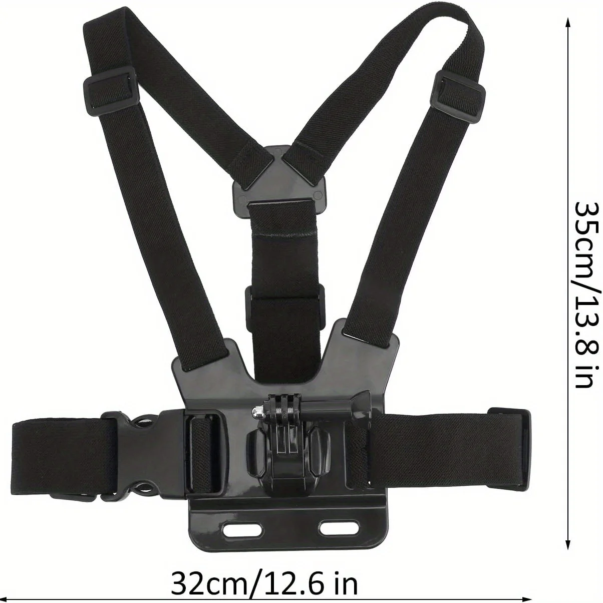 Chest Head Strap Belt For GoPro Hero 12 11 10 9 8 Action Camera Xiaomi Yi 4K Sjcam Sj4000 Insta360 Accessories With J-hook Mount-2