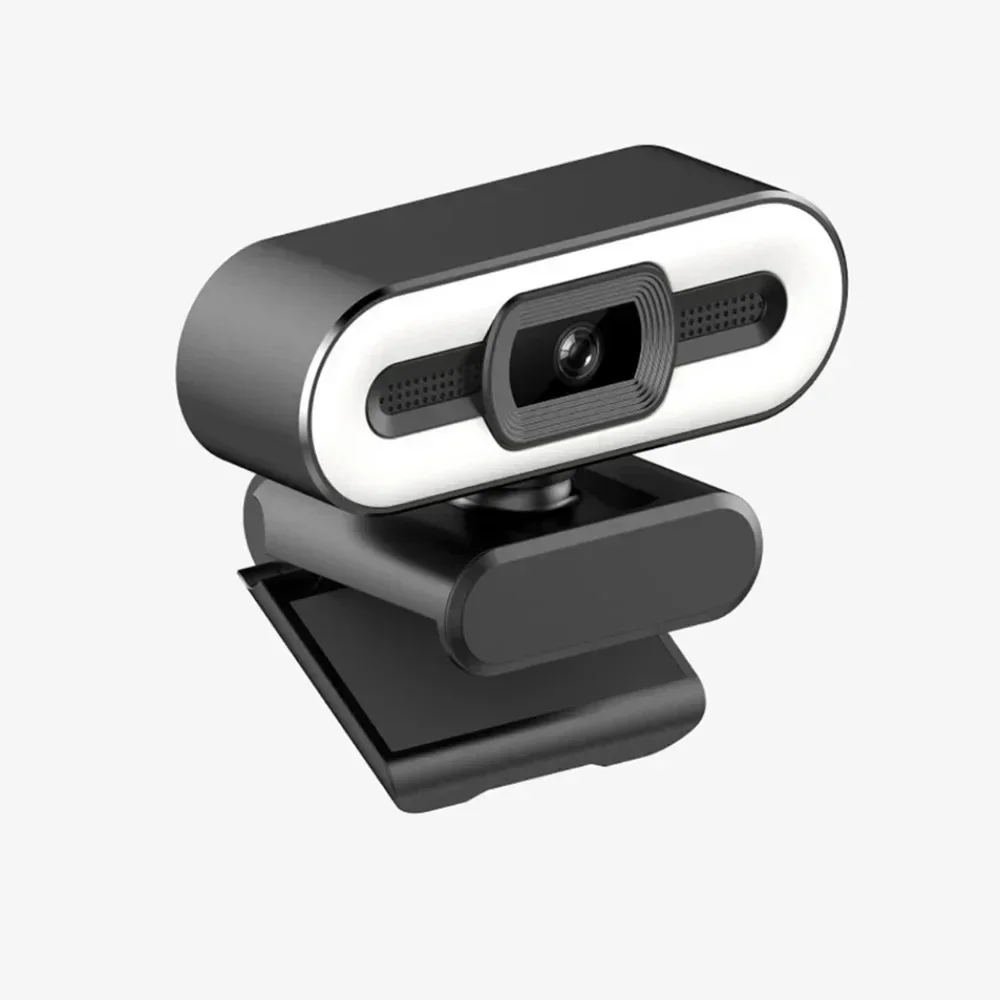 Portable Full HD 1080P 2K 4K Webcam PC Laptop Auto Focus Webcam Live Streaming Flexible with Microphone Live Broadcast withLight-6