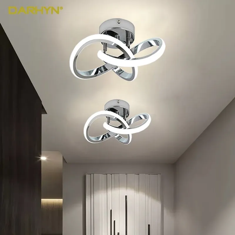 LED Strip Aisle Ceiling Lights Modern Minimalist Living Room Lamps For Balcony Entrance Staircase Home Decor Fixtures Led Luster-2