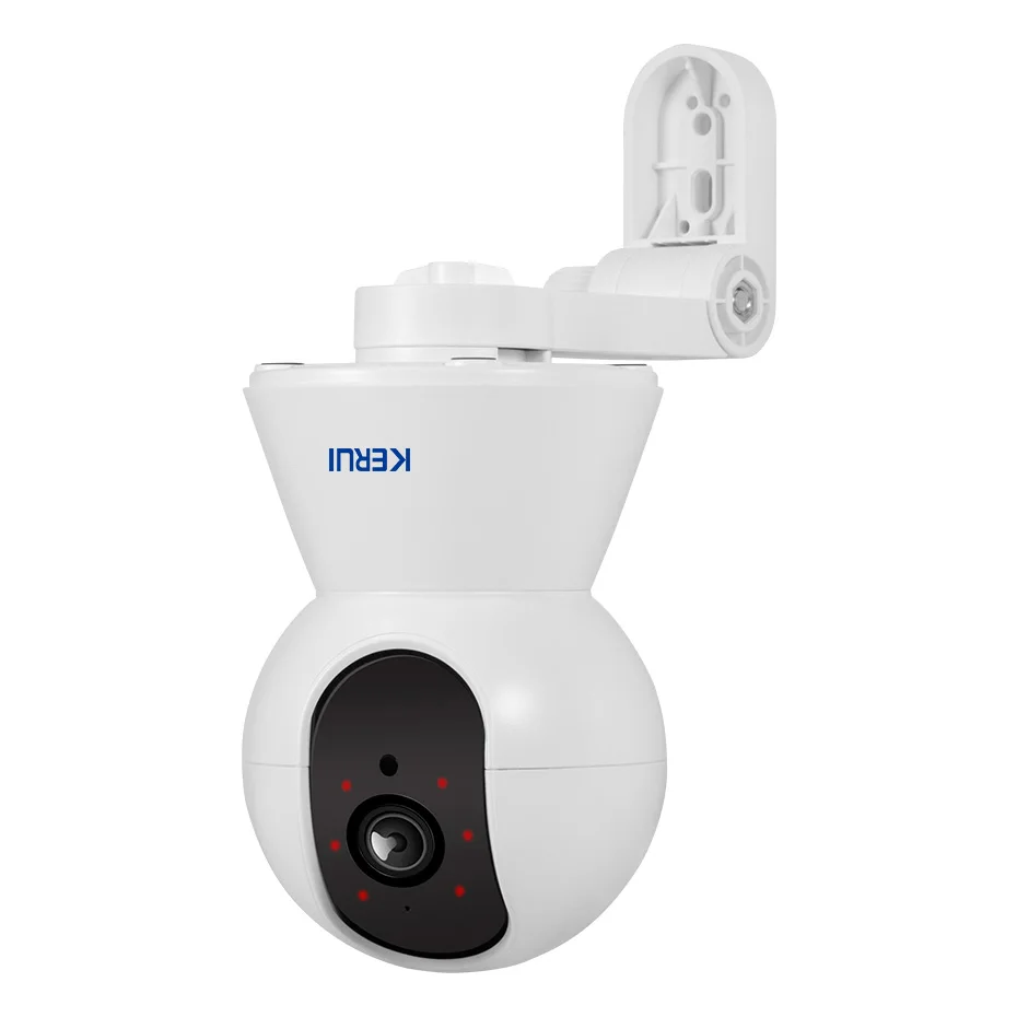 KERUI 4K 8MP Tuya Smart Mini WiFi IP Camera With Bracket Indoor Wireless Home Security AI Human Detect CCTV Surveillance Camera-6