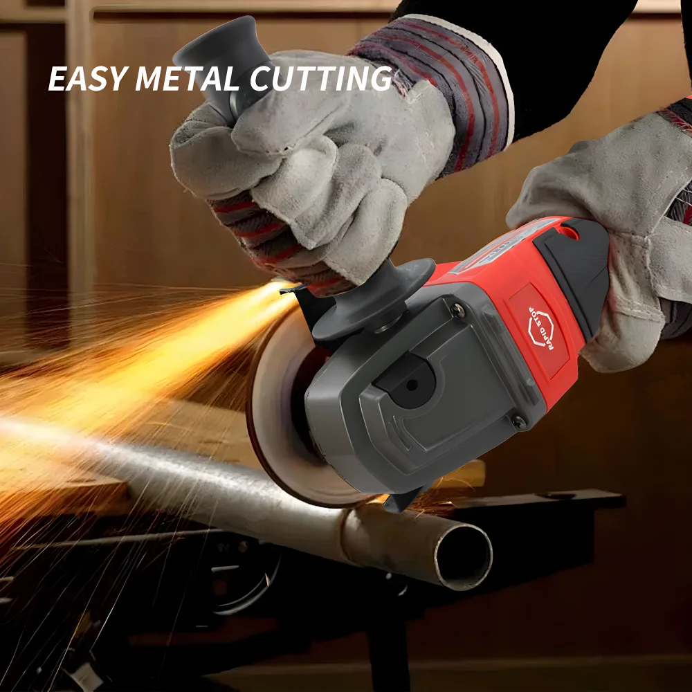 Milwaukee 100mm/125mm Braking Brushless Angle Grinder 3 Gears M14 Electric Cordless Polishing Variable Speed Cutting Power Tools-4
