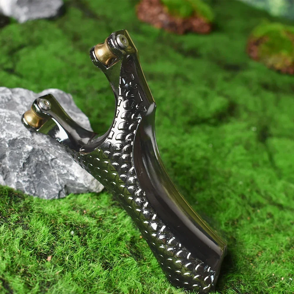 Silver Resin Detachable Pulley Slingshot High Elastic Powerful Sling Portable Hunting Shooting Equipment Slingshot Toy-4