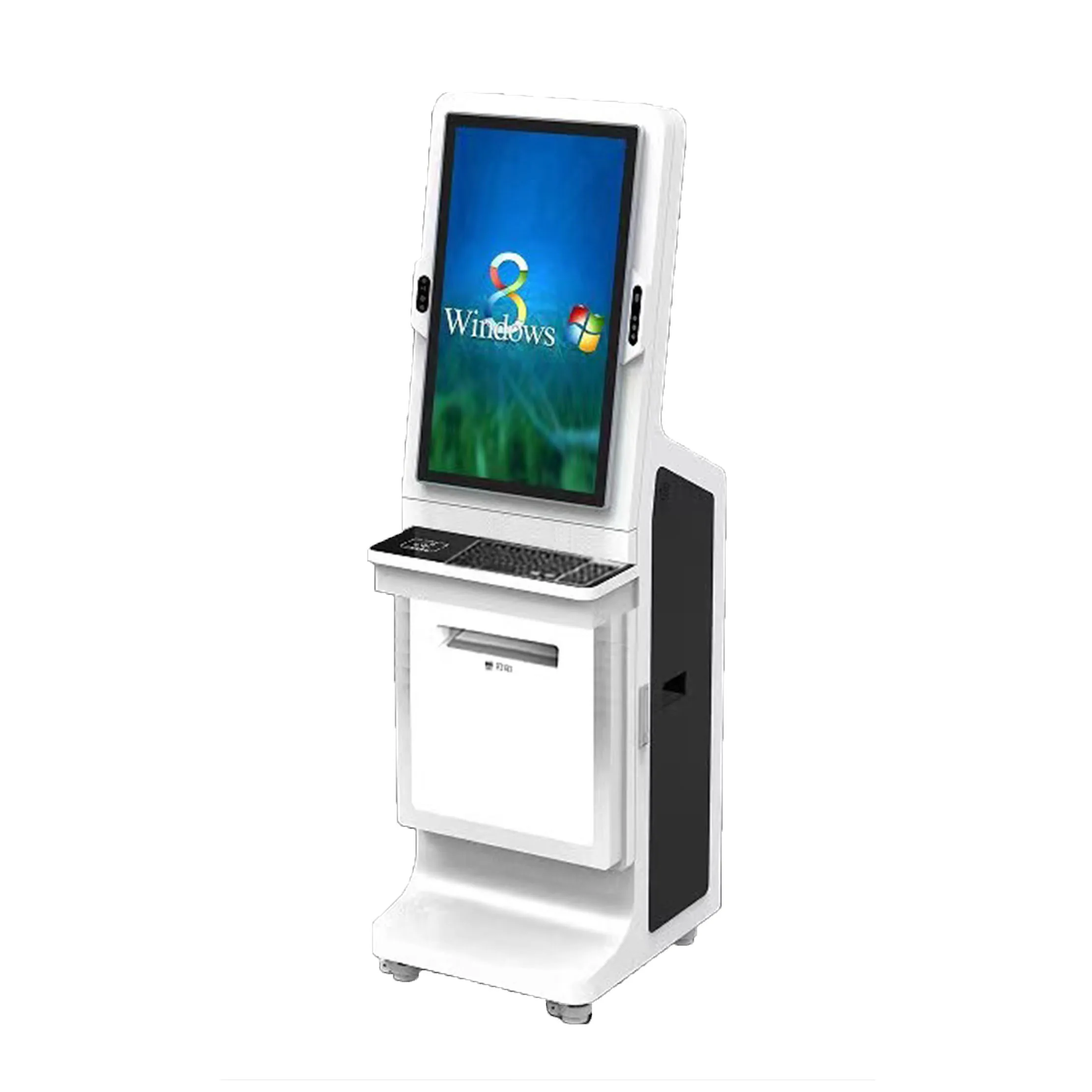 Floor Standing Touch Screen Hotel Self-service Cash Check-in Terminal Kiosk-4