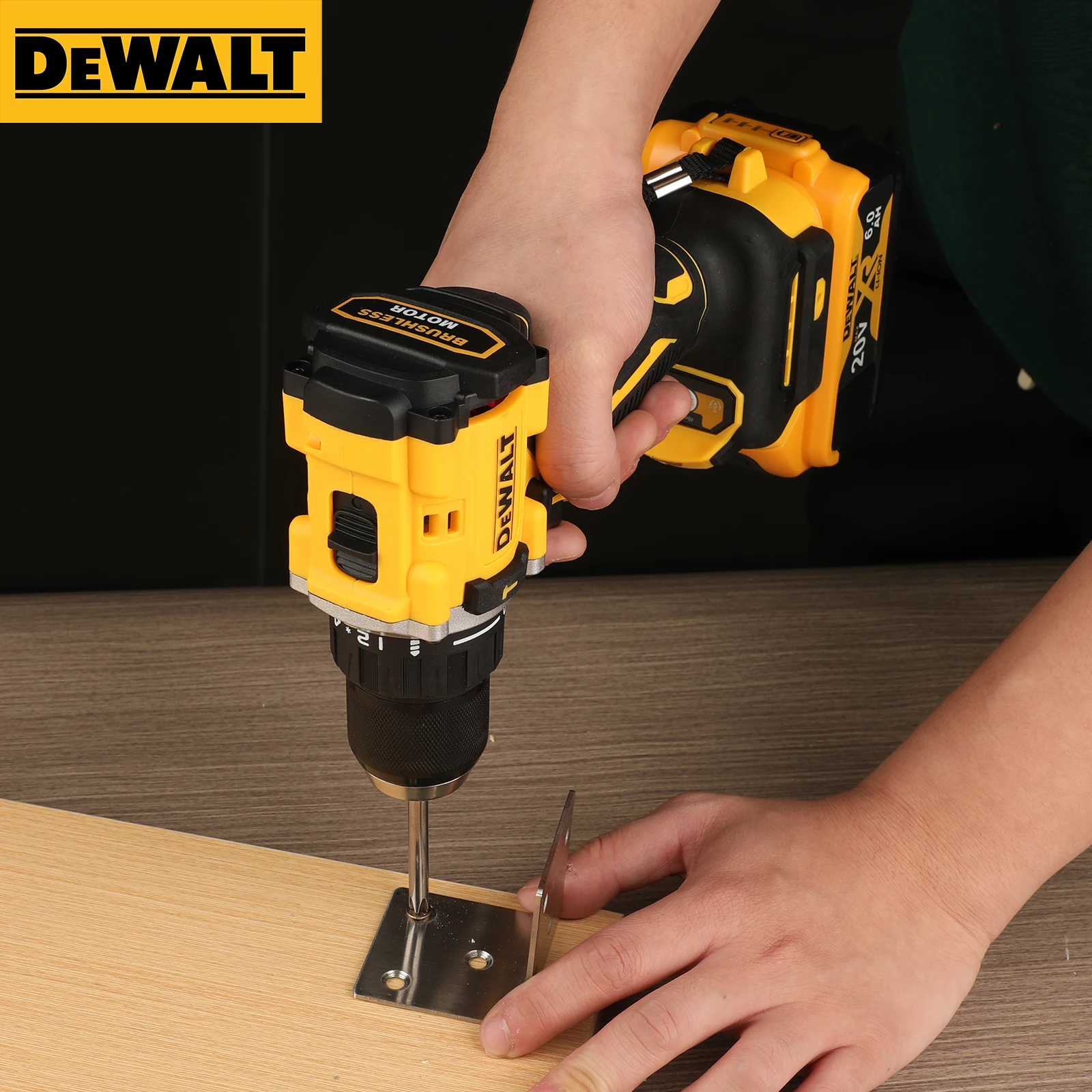 DEWALT DCD805 20V Power Tools Brushless Impact Drill Cordless Electric Screwdriver Multi-Function Hand Drill-3