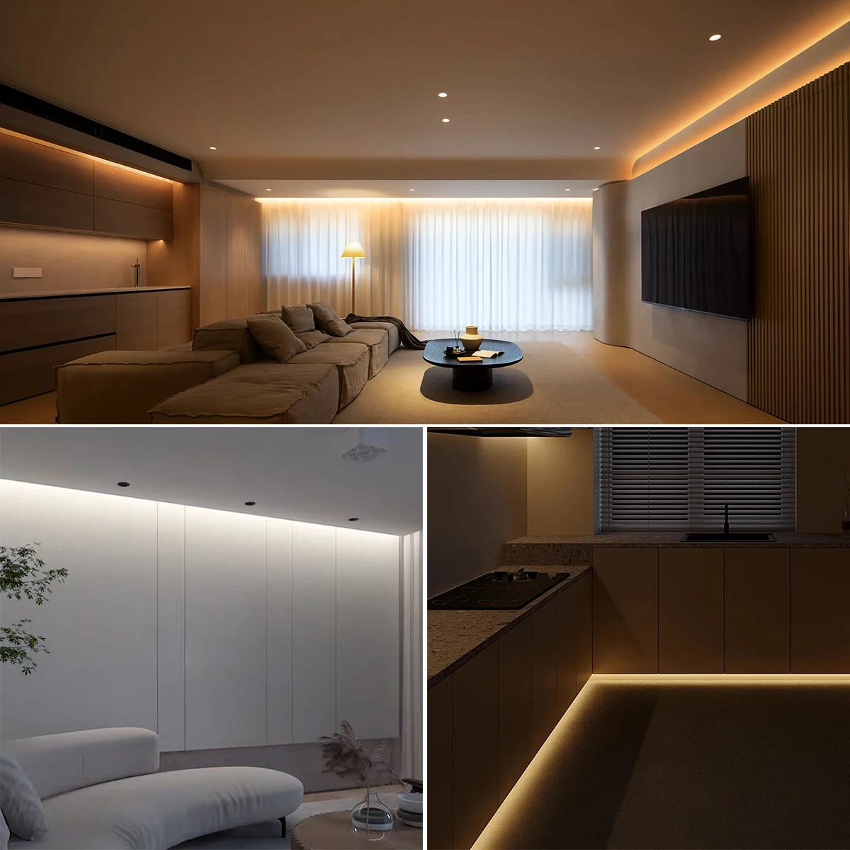 10M Tuya Smart WiFi COB Neon LED Strip Light 320leds/M Silica Gel Tube LED Lights Tape Bedroom Wall Kitchen Cabinet Backlighting-6