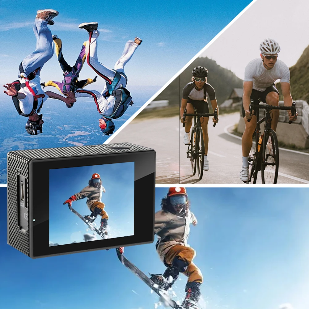4K Action Camera 1080P/30FPS WiFi 2.0