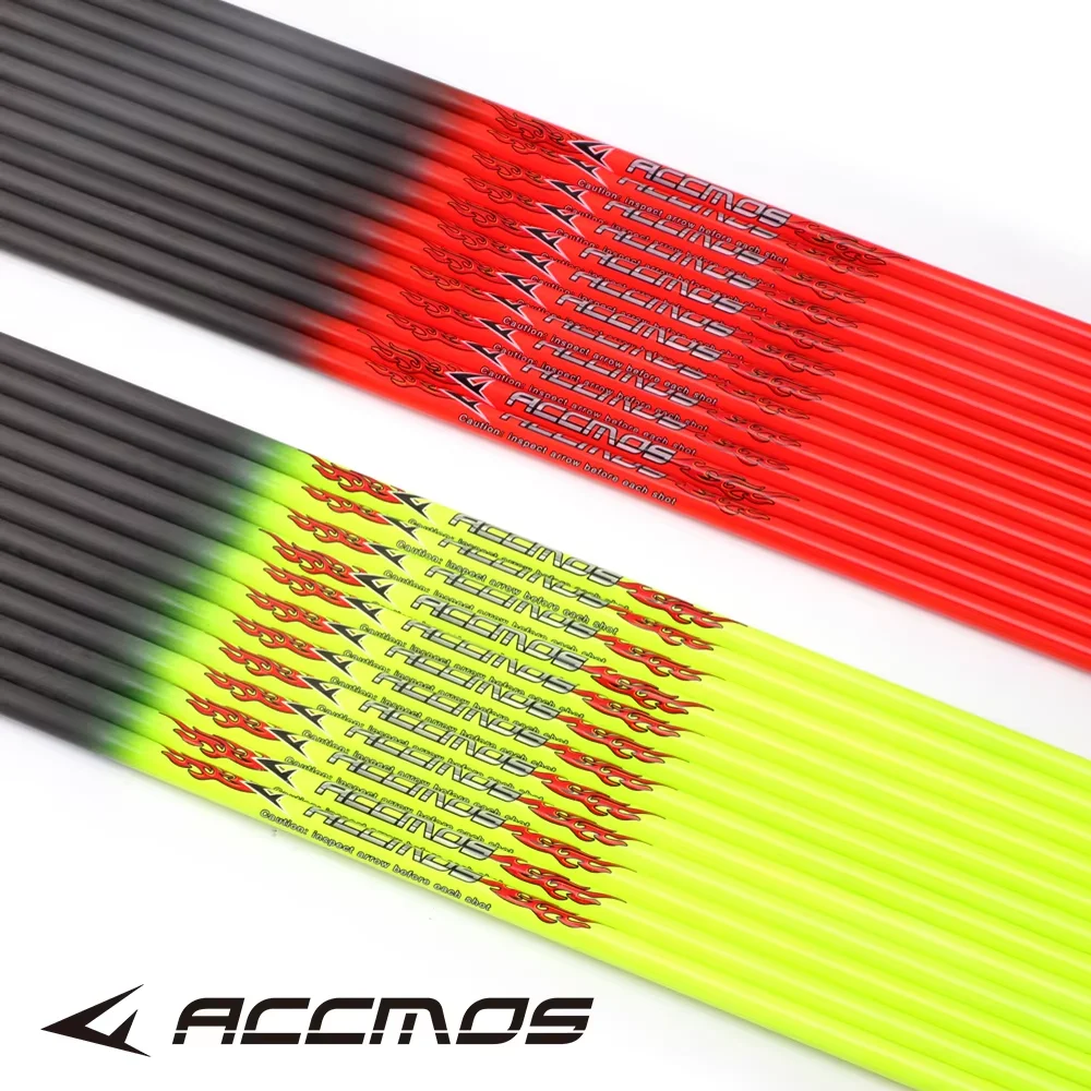 6/12Pcs ID 4.2mm Pure Carbon Arrow Shaft 32in Spine 400/500/600/700/800/900/1000 For Compound /Recuvre Bow DIY Archery Shooting