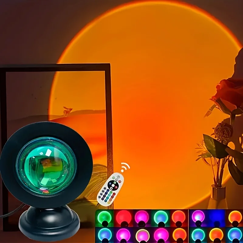 Sunset Lamp - Create a Serene Evening Ambiance with Blissful Sunset Lighting - Perfect for Home Décor and Relaxation-4