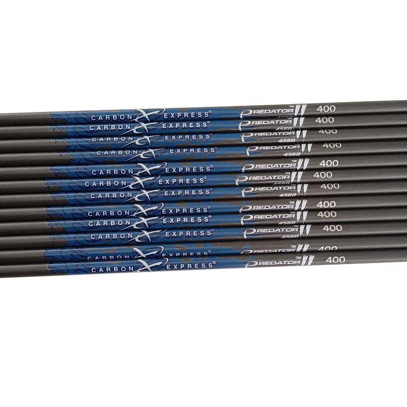 Archery Pure Carbon Arrow Shafts  ID4.2mm/6.2mm Spine400-1000 Recurve Bow Hunting Shooting Accessories-4