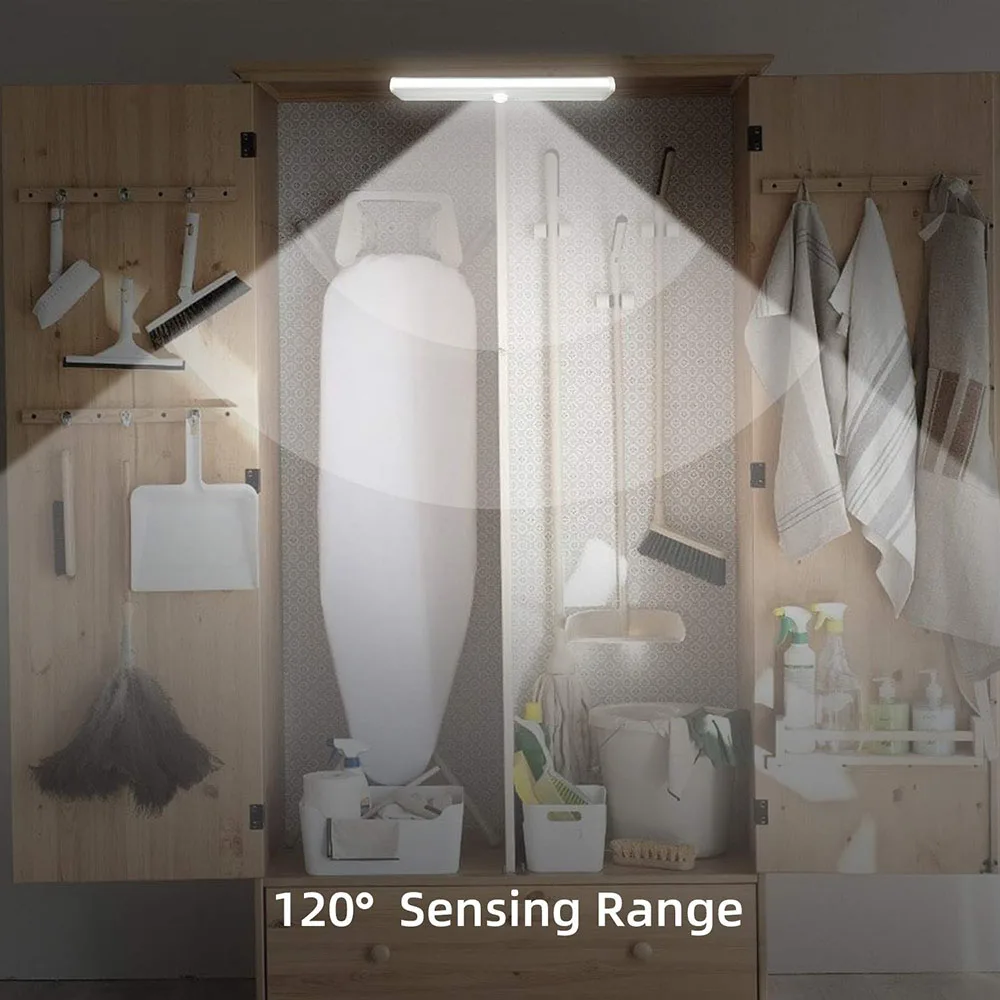 LED Night Light PIR Motion Sensor 9cm/19cm Closet Cabinet Corridor Lights Wireless Night Lamp Kitchen Stair Luminaria Lighting-6