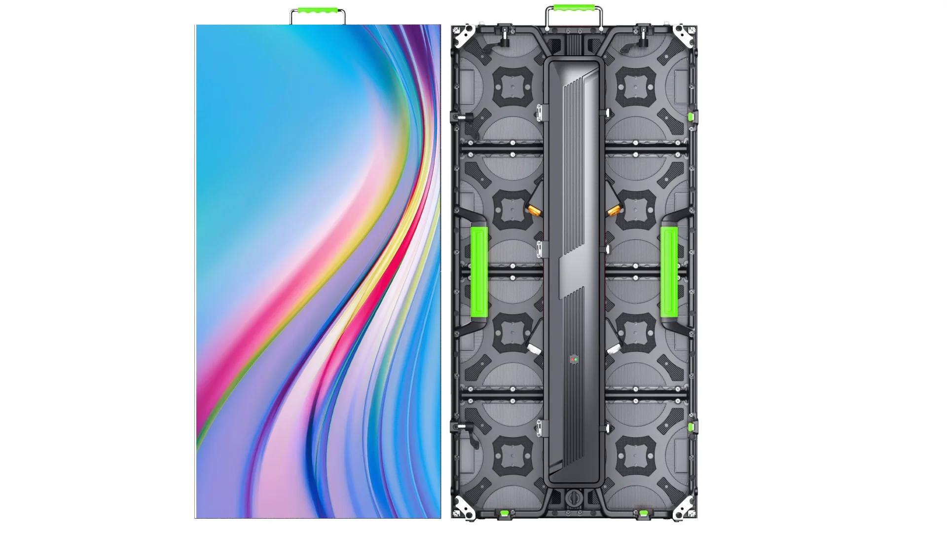 Stage P3.91 outdoor LED display screen, 500mmX1000mm die cast aluminum box, with good screen display effect