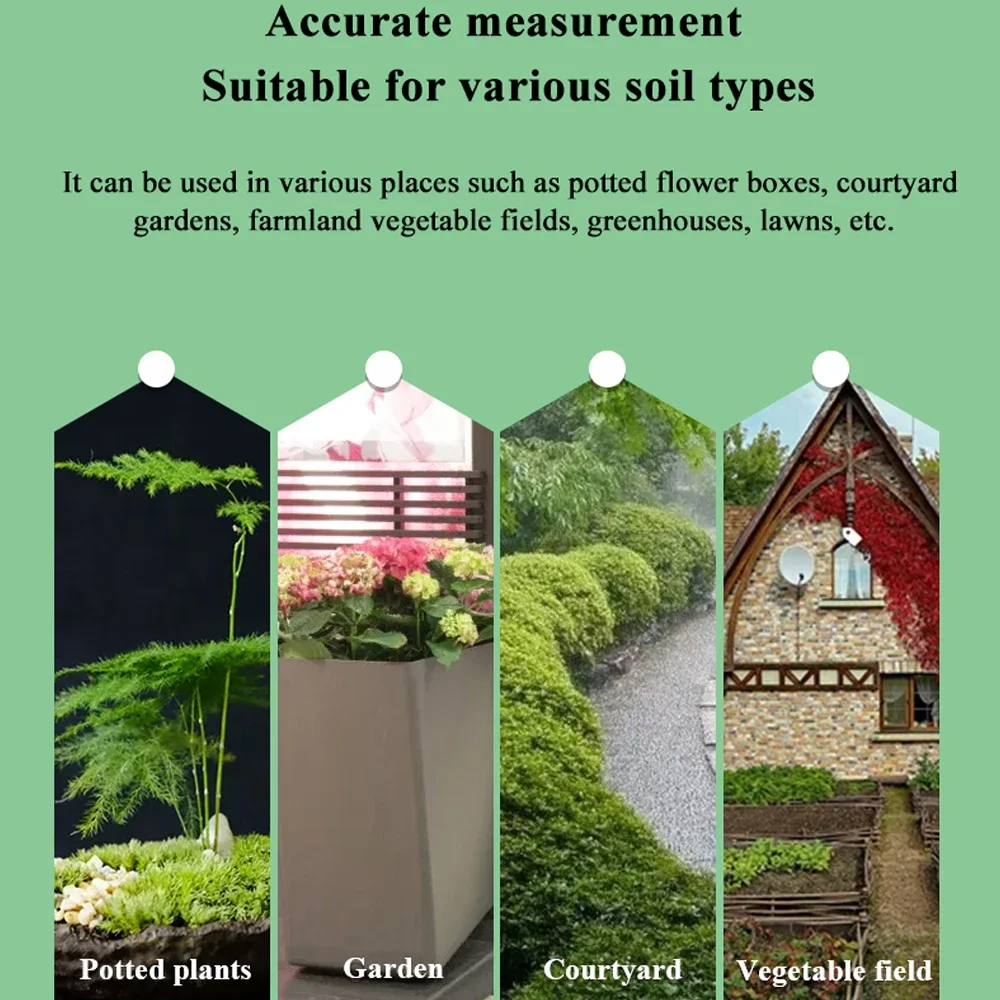 Tuya Smart Zigbee Soil Tester Temperature and Humidity Meter Waterproof Thermohygrometer Garden Automation Irrigation Detector-5
