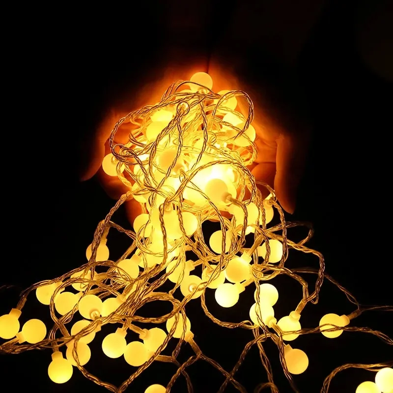 10M Small Ball Fairy Lights Globe String Lights USB/Battery Operated for Garden Christmas Bedroom Wedding Camping Tent Decor-3