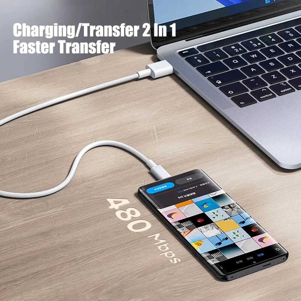 PD 60W USB C to USB Type C Cable Fast Charge Data Cable For Iphone 15 15Pro Huawei Samsung Xiaomi Data Line Black White 1M 2M 3M-4