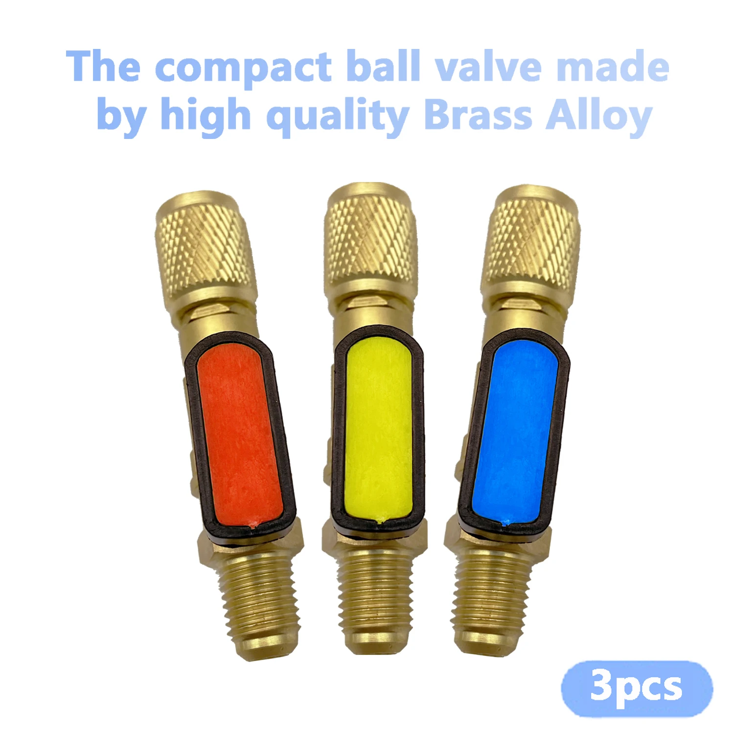 Air Conditioning Refrigerant Ball Valve 1/4