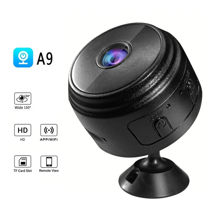 A9 1080p Mini WiFi Camera HD Micro Voice Recorder Wireless Mini Camcorders Video Surveillance IP Camera-3