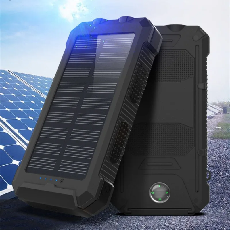 Xiaomi 200000mAh Solar Power Bank with Dual USB Ports Travel & Outdoor Solar Phone Charger for Camping-4