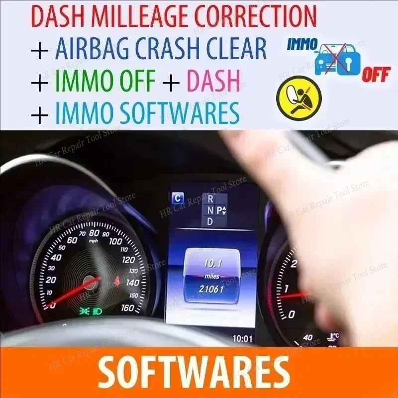 IMMOFF _for all brands  TOTAL 32 GB Package Software Ecu DASH MILLEAGE CORRECTION + AIRBAG CRASH CLEAR +DASH + IMMO SOFTWARES /