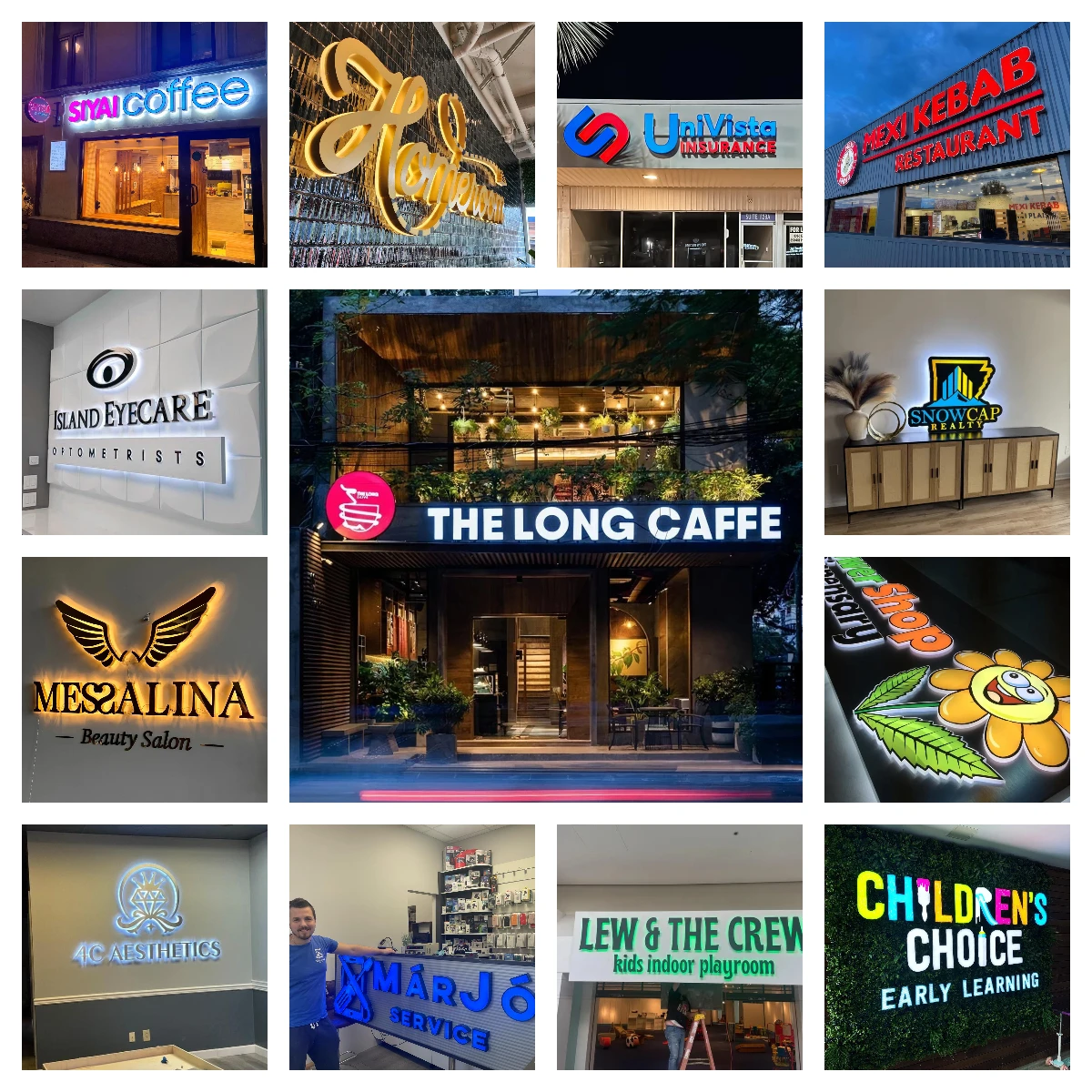 Custom Backlit Sign Metal Luminous Characters for Business Logo Led Backlit Letters Company Storefront Outdooor indoor Signs-5
