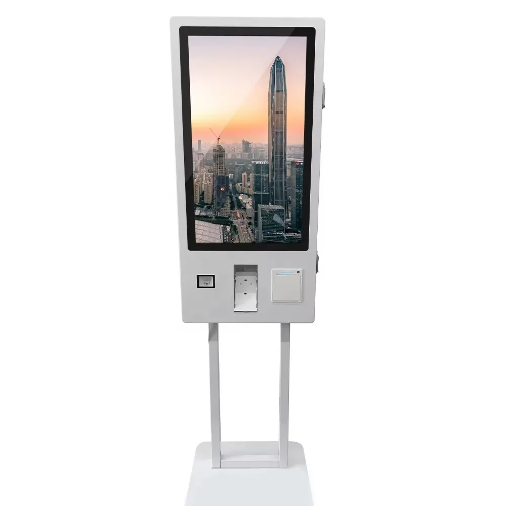 New Design Ordering Payment Kiosk Capacitive Touch Screen Self-service Checkout Terminal Kiosk Restaurant Payment Kiosk Indoor