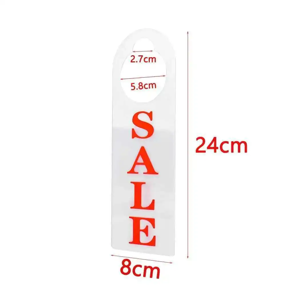 Large Sale Signs For Clothes Rack, Apparel Hangers Bar Hangrail Plastic Size Divider Big Marker Fitting Room Door Control Tags-4