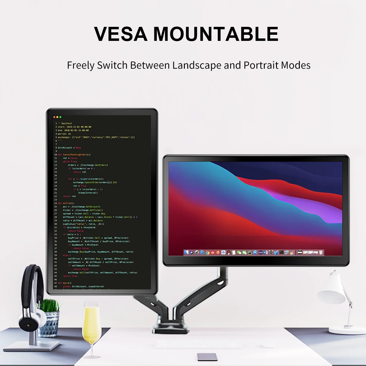 15.6 inch touch monitor display 1080P FHD 1920X1080  suitable for second monitor display supports VGA USB AV HDMI video input-6
