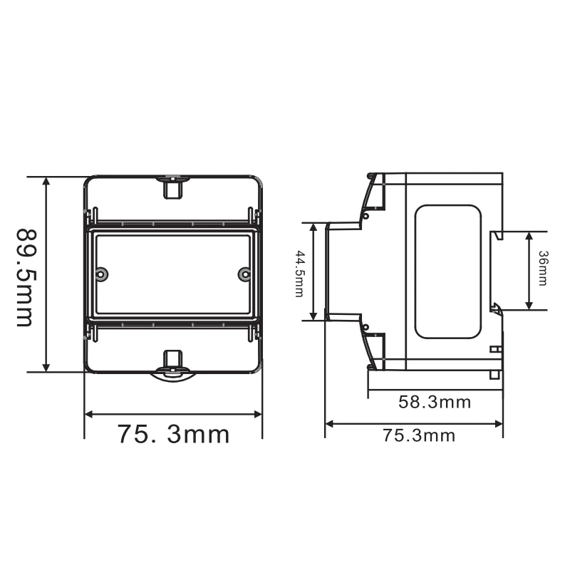 Tuya WiFi 4P 100A Three Phase Energy Meter  Bi-Directional Auto-Reclosing Relay for Smart Life-6