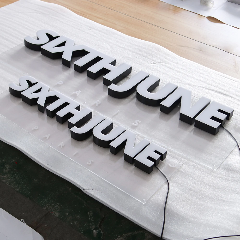 Outdoor led signage building sign led retail store chain store signage light up 3d letter shop sign channel letter sign-6
