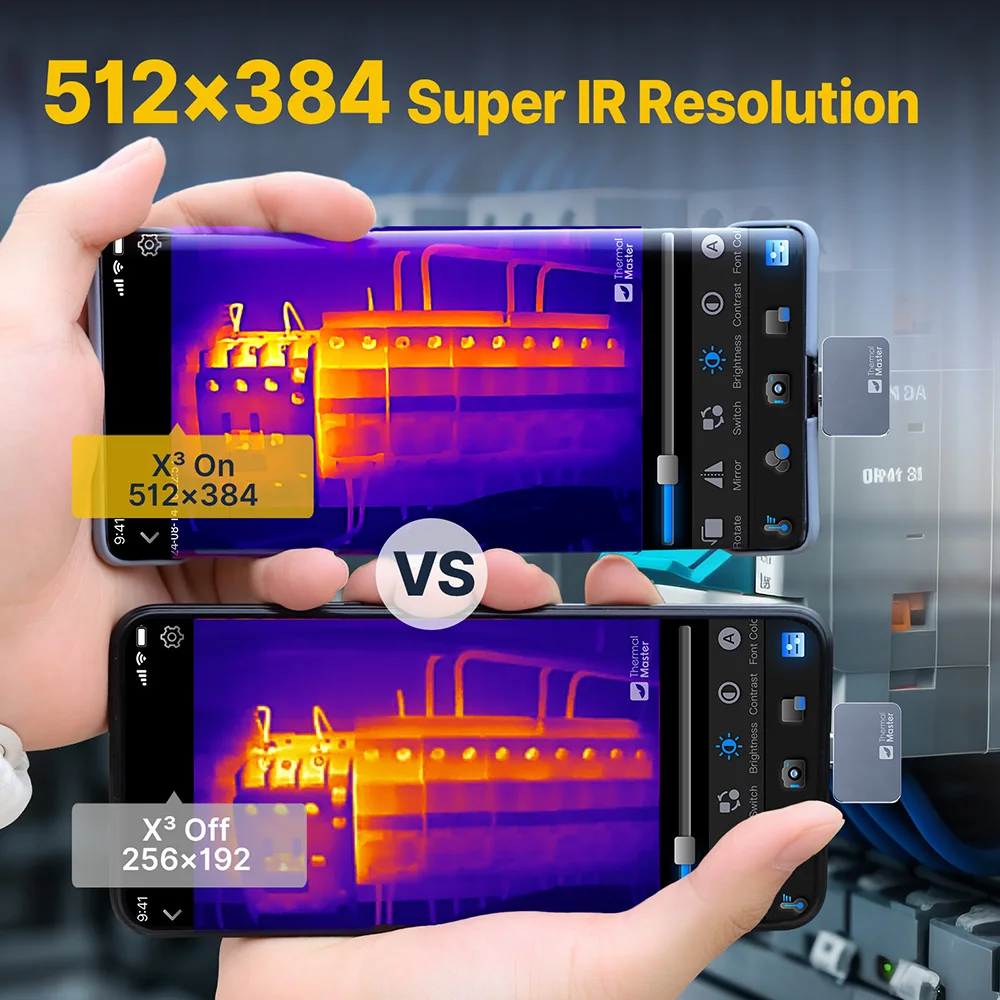 P2PRO Macro Lens Thermal Imager 600℃ High Temp Range 256*192 Infrared Camera for android phone iphone-3
