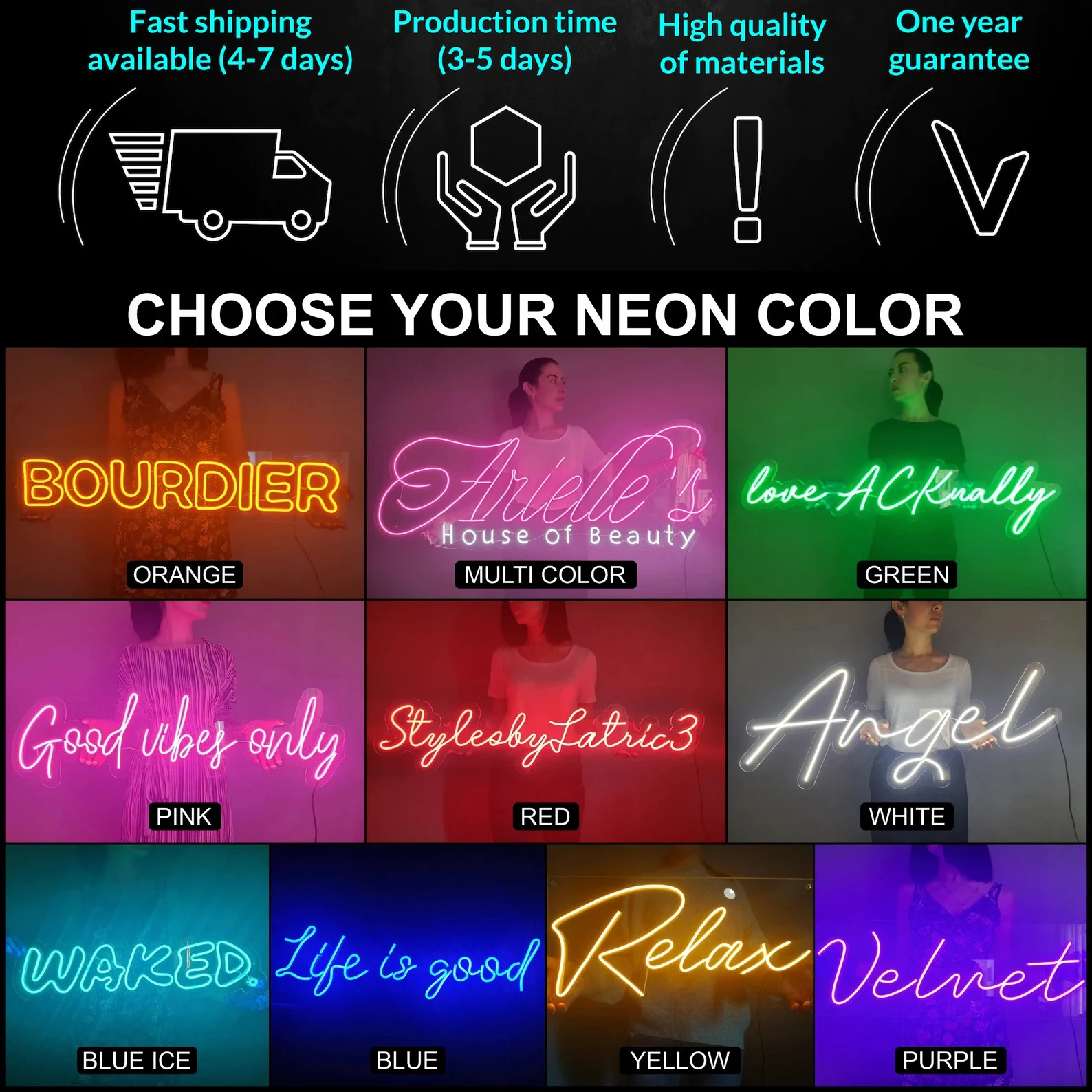 Private Custom Neon Sign Personalised Business Logo Name Design Room Wall LED Light Birthday Party Wedding Decoration Night Lamp-3
