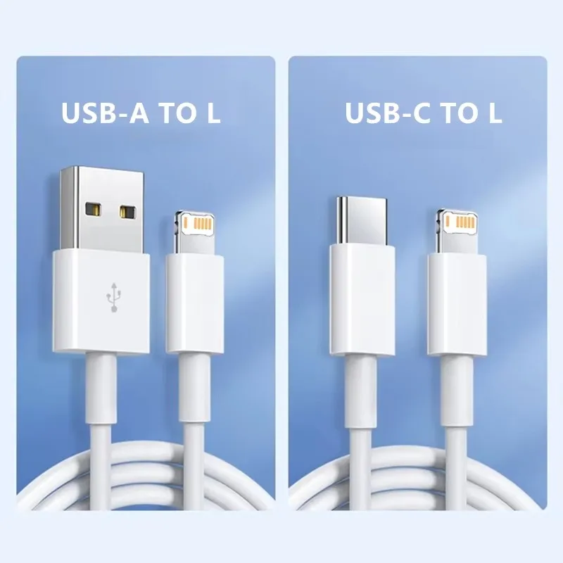 35W PD Original Fast Charging USB Cable for iPhone 14 8 7 Plus 13 12 11 Pro XS Max XR X USB C Rapid Charger Cable 1m 1.5m 2m 3m-2