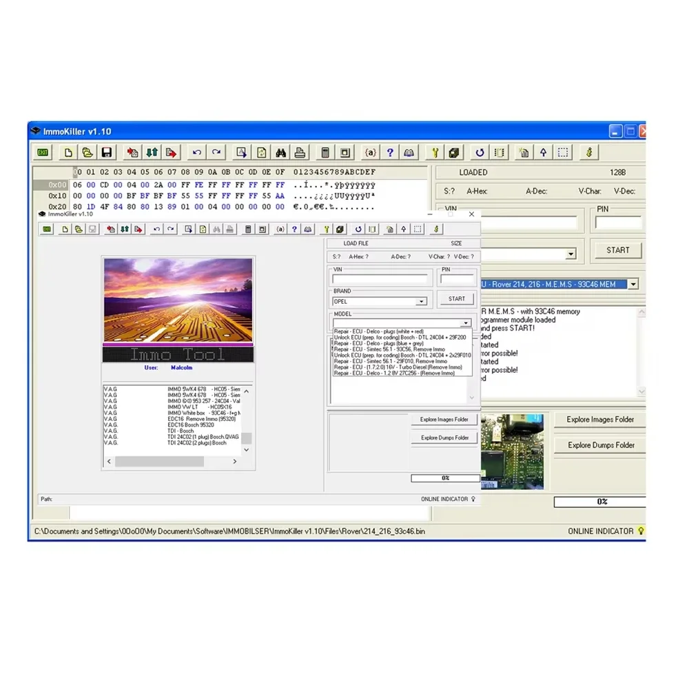 2025 Hot sell ImmoKiller V1.10 New IMMO Off Software v1.1 ECU Programmer IMMO SERVICE TOOL V1.2 Immo Off Software 2 in 1-5