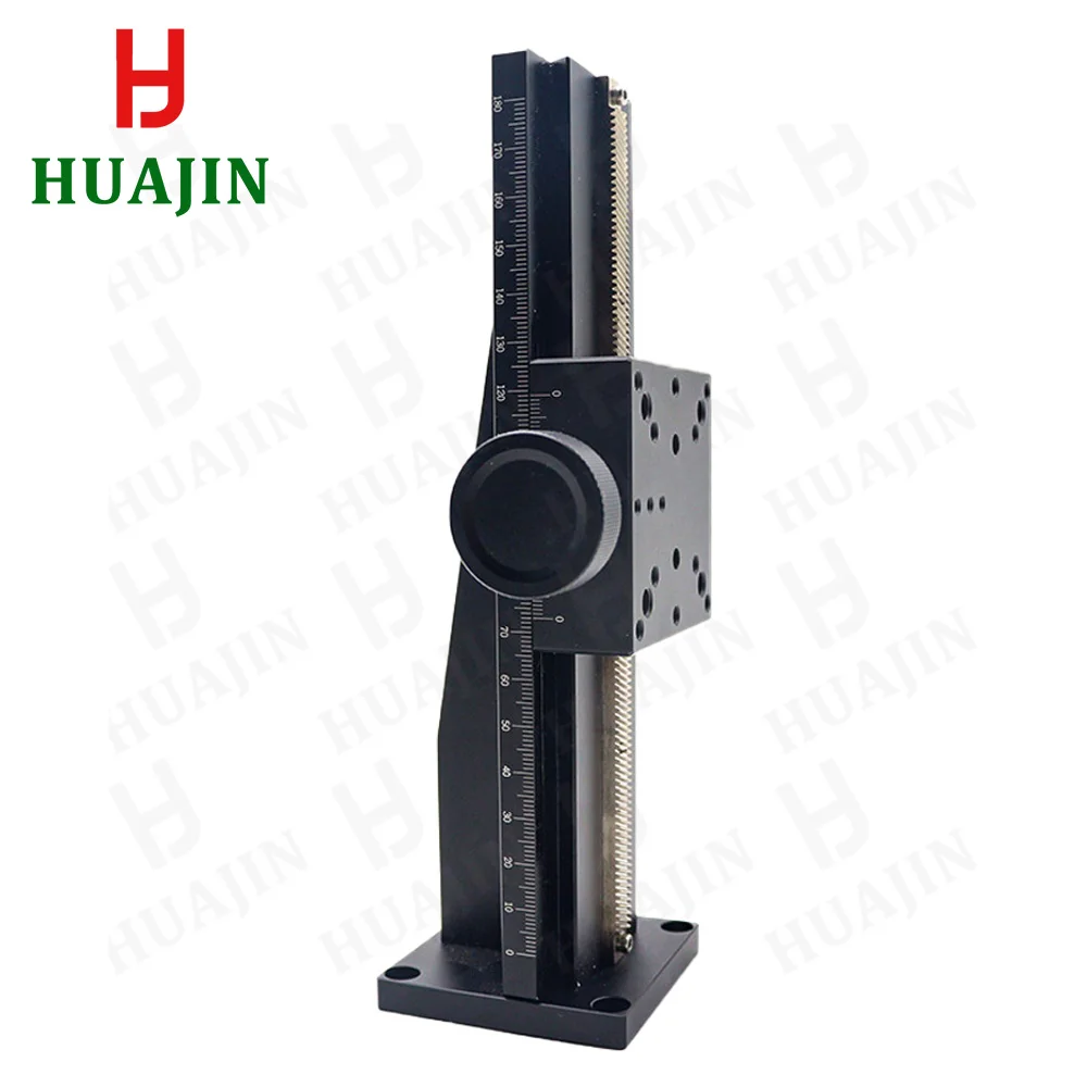 Z Axis LWZ60-L200 Dovetail Trimming Slide Table Manual Displacement Platform Vertical Lift Gear Type Fine adjustment Stage-4
