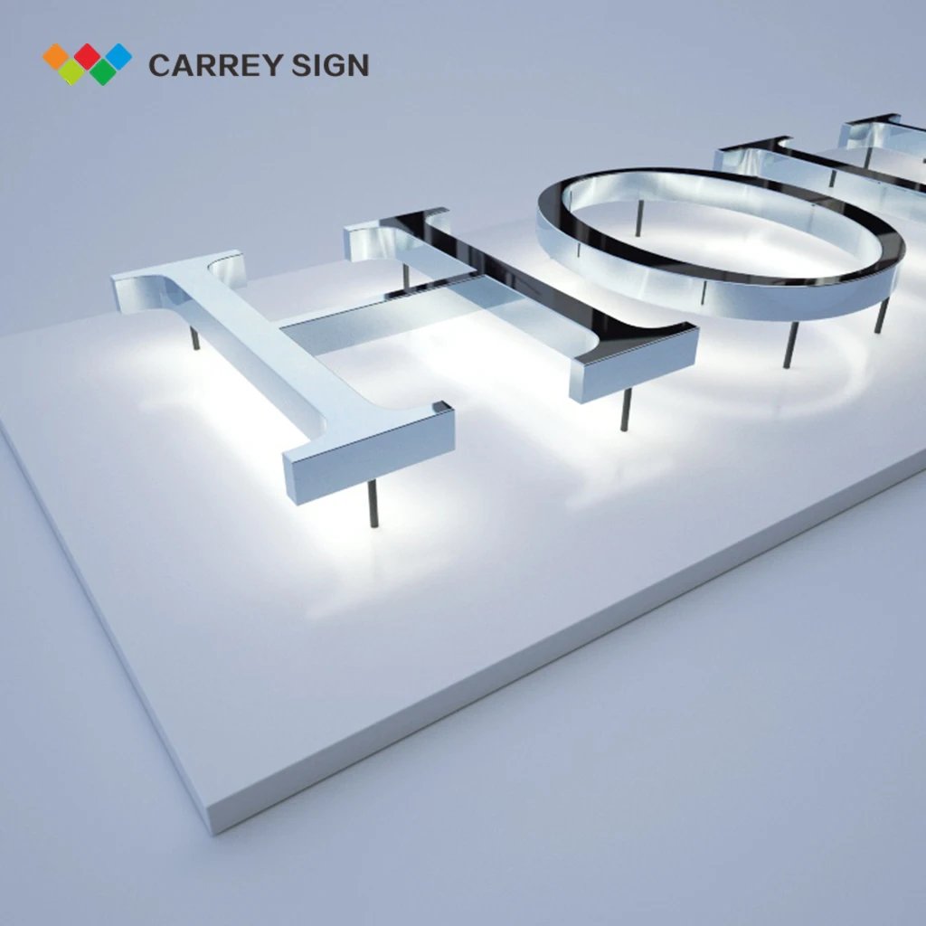 Outdoor Led Illuminated Sign Led Backlit Store Sign Letter Shop Signboard 3D Custom Led Sign