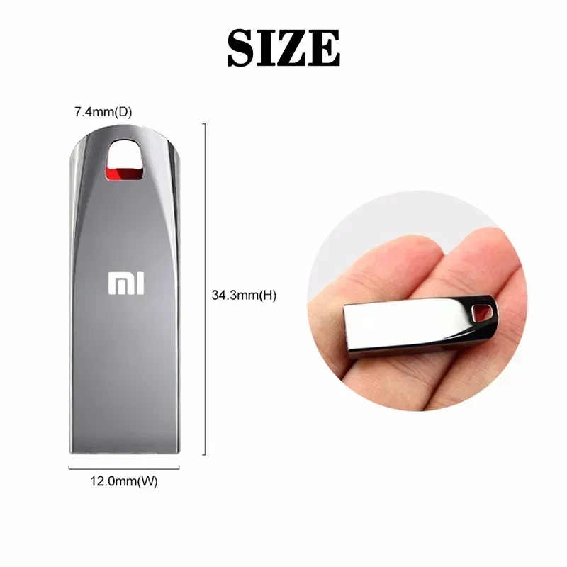 Xiaomi 2TB Metal Usb 3.0 Flash Drives High Speed Pendrive 1TB 512GB Usb Drive Portable SSD Memoria Usb Flash Disk TYPE-C Adapter-5