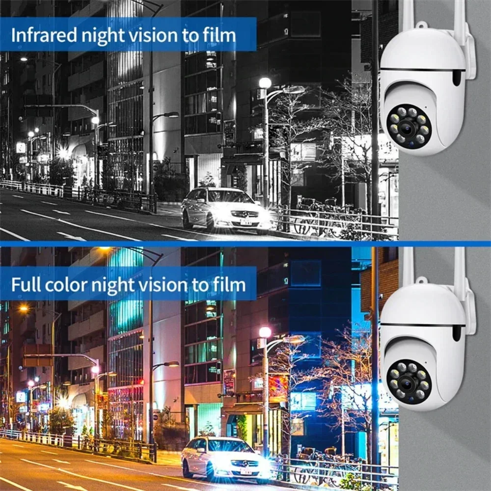4K 8MP WiFi Wireless Monitor Camera Motion Detection Two-Way Audio Smart Home Security Protection 355°/90° Swivelling IP Camera-2
