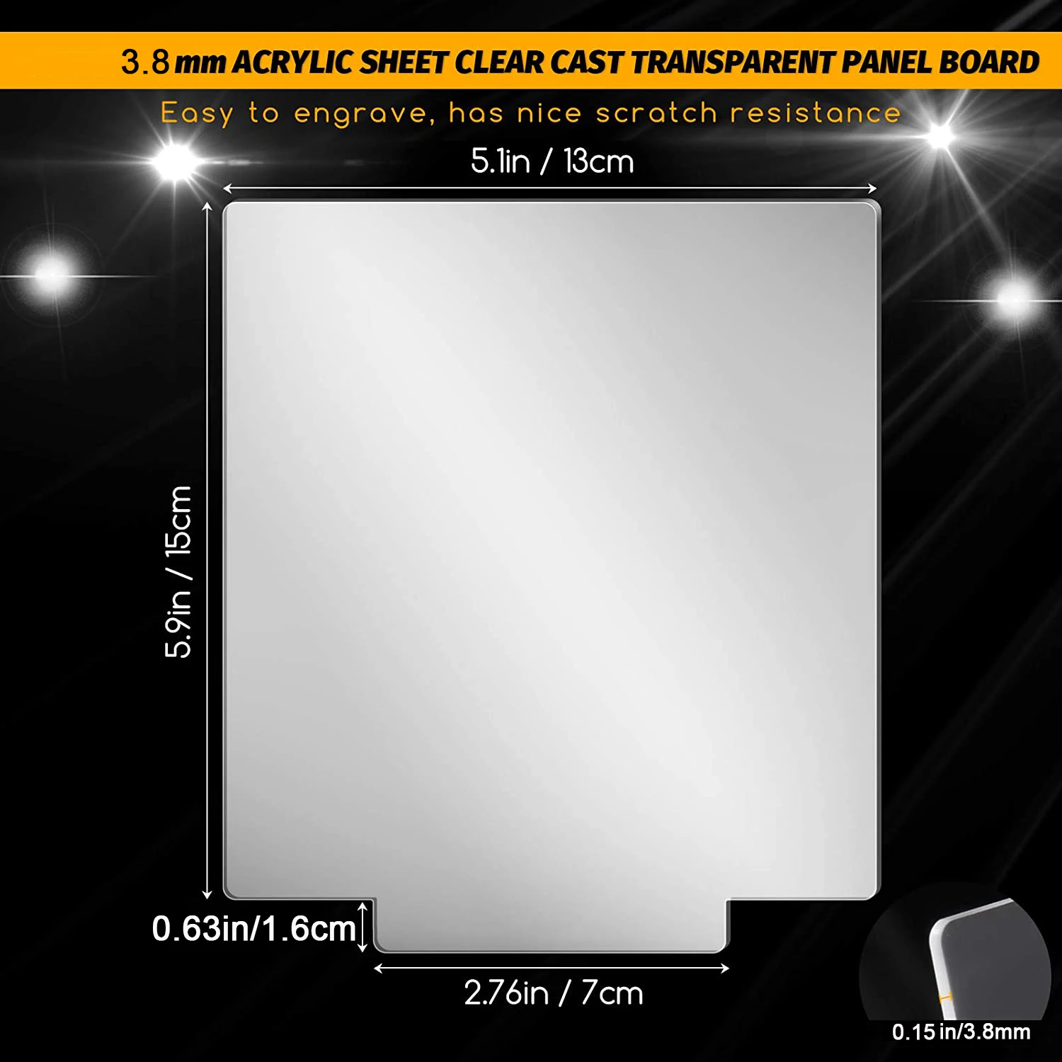 6 Sets DIY 3D Night LED Light Lamp Including 6 Light Display Stands And Clear Acrylic Sheets With Remote And USB Cables For Room-4