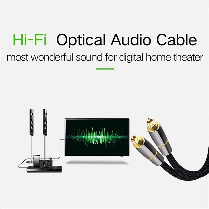 HIFI 5.1 Digital Optical Audio Cable SPDIF Fiber Toslink Audio Cable For TV Box PS4 Speaker Wire Soundbar Amplifier Subwoofer-2