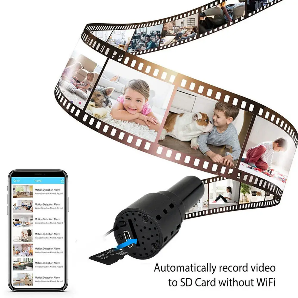 4K HD Mini IP Camera 128GB 1080P Wireless WLAN WiFi Camera Surveillance Camera Spycam Webcams for detection,monitoring,recording-3