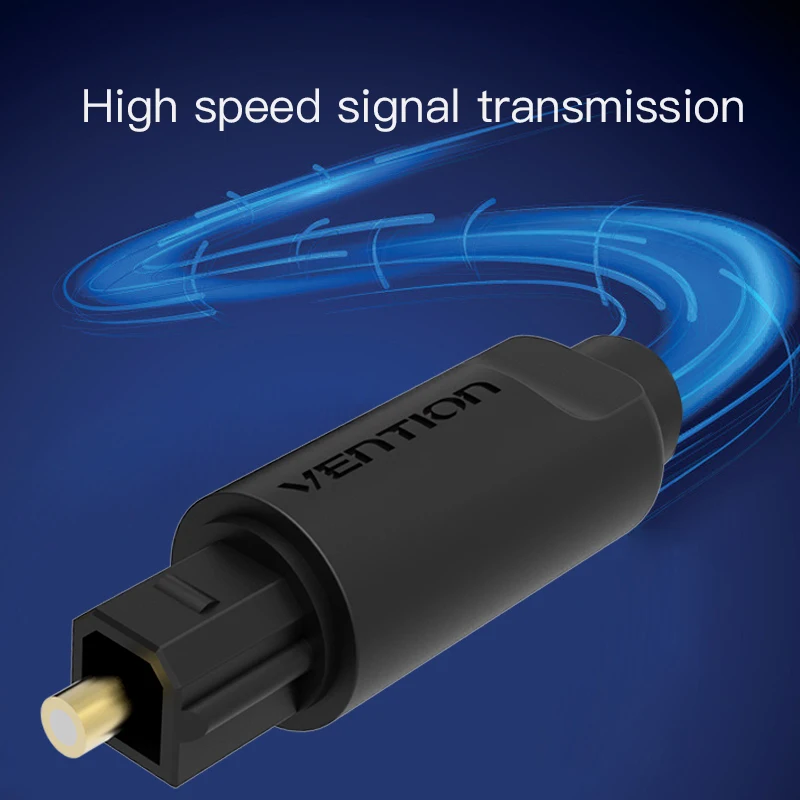 Vention Digital Optical Audio Cable Toslink SPDIF Coaxial Cable 1m 2m 5m for Amplifiers Blu-ray Xbox 360 PS4 Soundbar Fiber Cabl-4