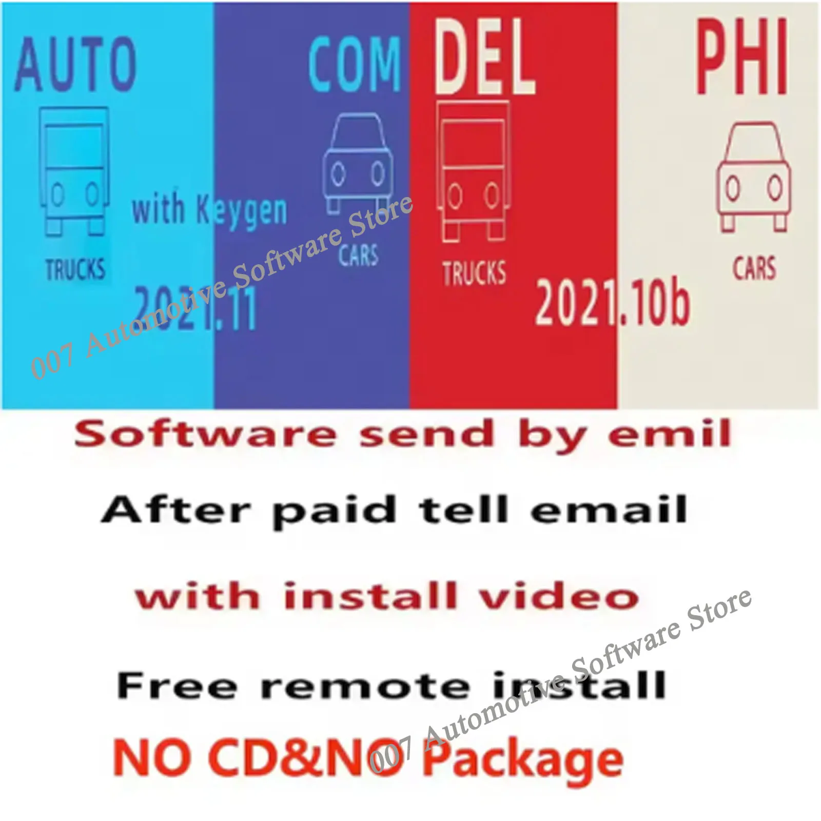 Delphis 2021.10b Software with Keygen DS 150 Autocoms 2021.11 OBD2 Diagnostic Tool Bluetooth Compatible New Release 2025-4