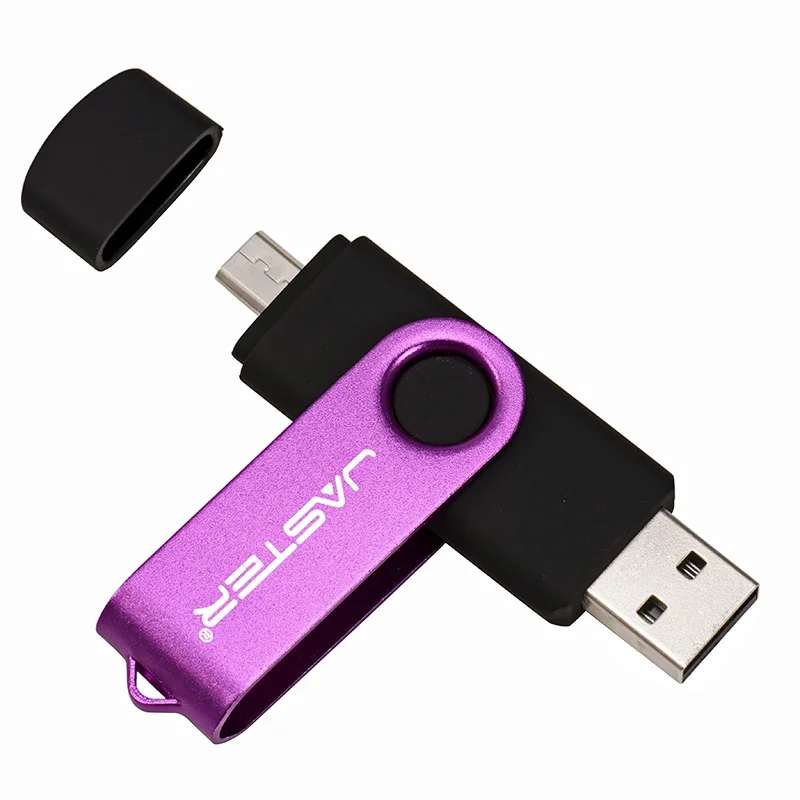 JASTER OTG 2 in 1 USB Flash Drive Pen Drive 128GB 64GB 32GB 16GB External Storage Frosted Double Application Micro USB Stick-5