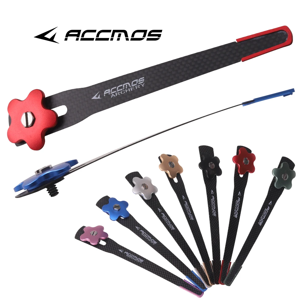 Accmos Archery  Adjustable Bow Clicker Carbon Fiber For Recurve Bow and Arrow Clicker Accessories-6
