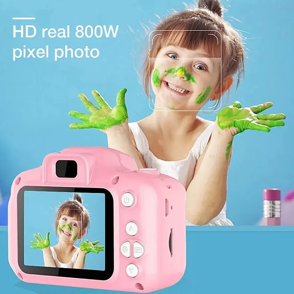 Children Camera 1080P HD Toddler Digital Video Camera 2.0-inch Kids Camera with Silicone Cases Toys for Christmas Birthday Gifts-3