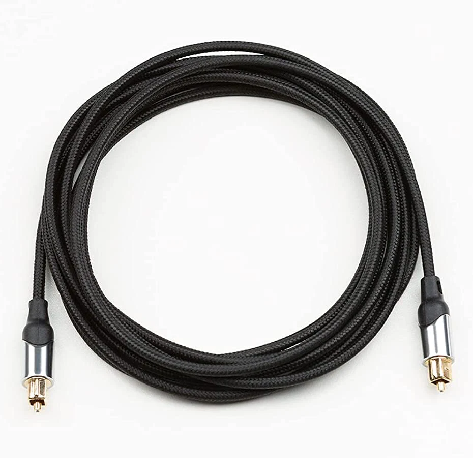 Toslink Digital Optical Audio Cable Braided Toslink SPDIF Coaxial Cable AC3 Dolby 5.1CH Digital Hifi digital audio cable-6
