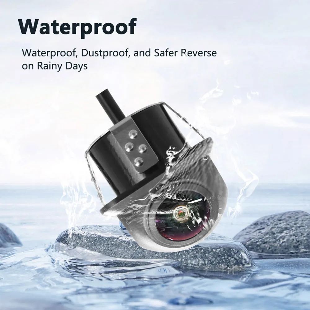 SMARTOUR Car Rear View Camera 1080P Night Vision Reversing Auto Parking Monitor CCD Waterproof 170 Degree HD Video Fish Eye Lens-4