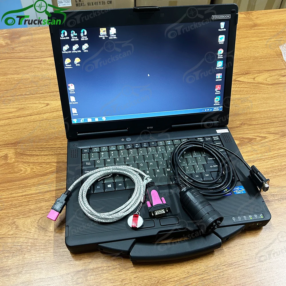 2024 Scanner LIEBHERR DIAGNOSTIC KIT With CF53 Laptop Liebherr Diagnostic Software SCULI with LIEBHERR Diagnostic Tool