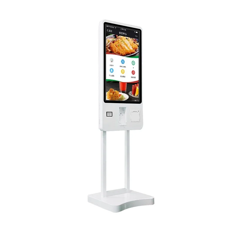 24-32 Inch Self-Service Touch Kiosk Digital All in One Bill Payment Terminal with QR Code Scanner and Printer-3